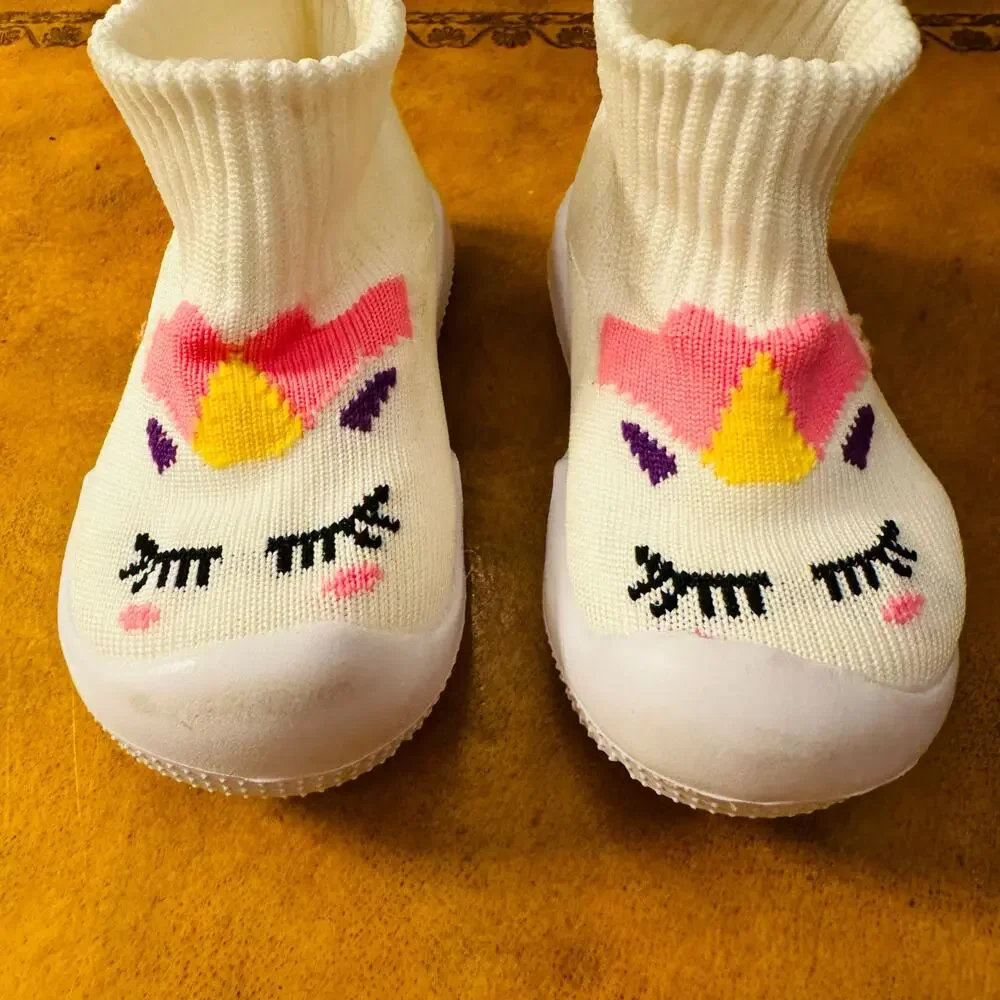 MORENDL Baby Sock Shoes Toddler Walking Infant Slippers Sneakers 130mm NEW